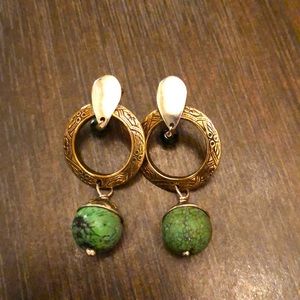BETH ORDUNA DESIGN sterling Turquoise earrings